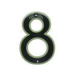 Customized Reflective House Numbers Signs Glow In The Dark For Street Door