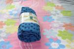 blue anti slip yoga mat towel