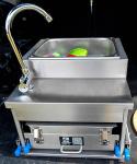 JP Portable stainless steel pull out gas stove for outdoor kitchen RV motorhome