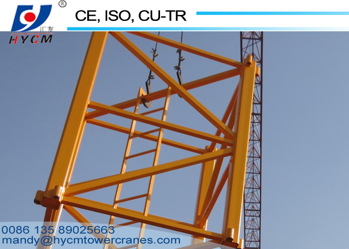 HYCM Stationary 6ton 50m Boom Hammerhead Tower Crane QTZ60(5012) for High Rise Building
