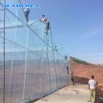 Clear Plastic Grow Tunnel / Agriculture Farm Plastic Tunnel Greenhouse