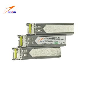 Quality TUV 1550/1310nm 20km LC BIDI Transceiver Module with DDM wholesale