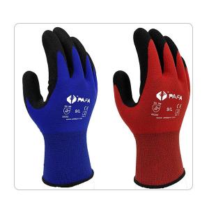 Quality Breathable Multipurpose Machinery Equipment Nylon Spandex 15G 4131X Hand Safety Nitrile Gloves wholesale