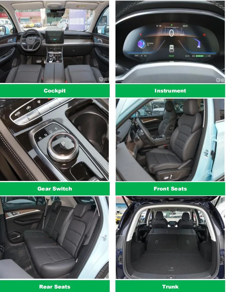 China Factory Supply Skyworth EV6 Electric Car High Speed Battery Car Hot Sale SUV Electric Car