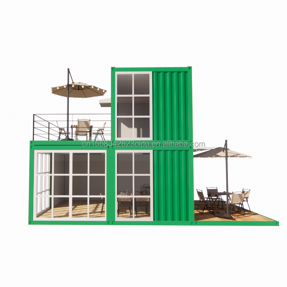 Fully Furnished Container Housing Customized Color 20 ft Sea Freight Container for Hotel and Supermarket Needs Only