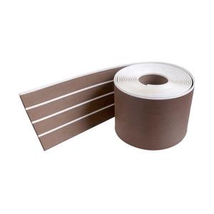 Quality HAIXING/LIKEWOOD 19cm Width PVC Boat Teak Decking Marine Synthetic Teak for Yacht wholesale
