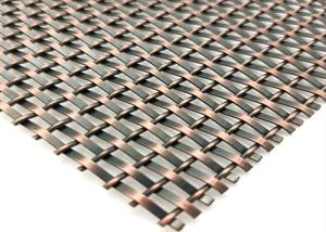 Quality SS304 Woven Decorative Wire Mesh Facades 80mm wholesale