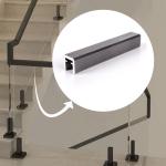 Aluminum Alloy Swimming Pool Fence Handrail Glass Bracket for Floor Mounted