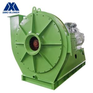 Quality Carbon Steel Double Suction Material Handling Blower Backward Curved wholesale