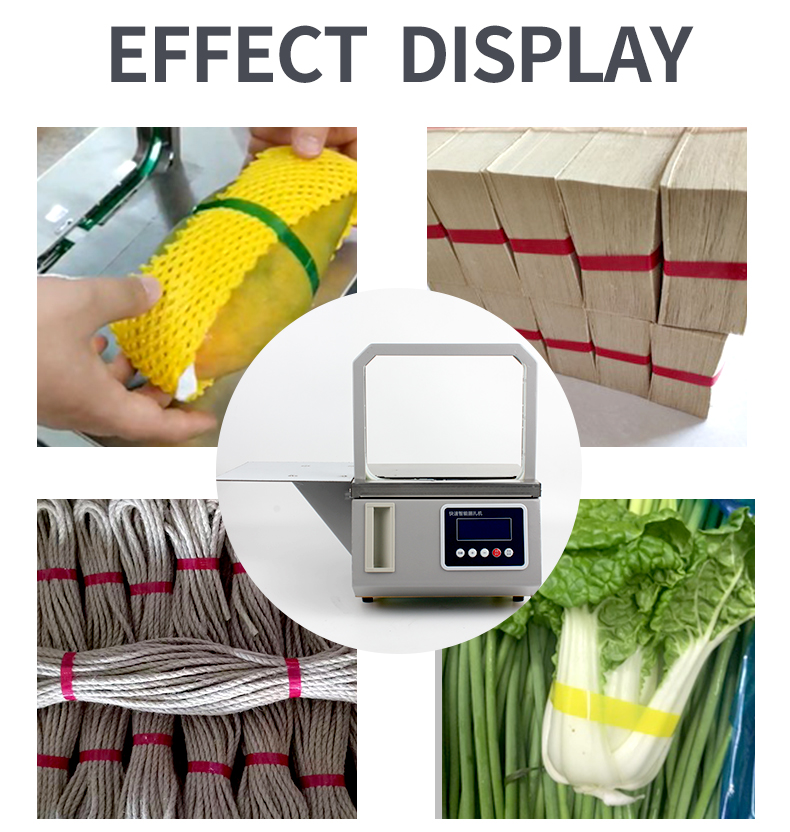 Cheap Price Small-Scale Manual Vegetable Flower Plastic Tape Binding Machine
