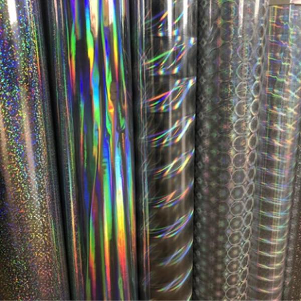 Industry UV Resistant Embossed Clear Holographic Hologram Silver Laser Packaging