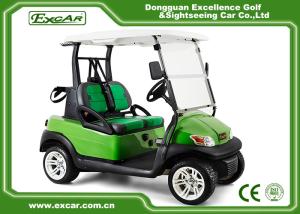 Quality EXCAR ADC Motor 2 Seater Electric Powered Golf Carts Aluminum Chassis wholesale