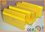 Yellow / White Reflective PU Raised Pavement Marker Rubber Cable Ramps For