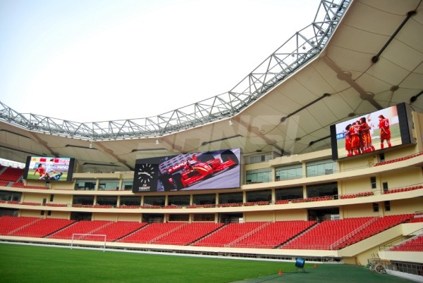 Basketball P10 6000nits Stadium Perimeter Led Screen 900W/sqm