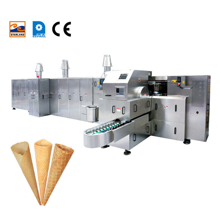 1.1KW Sugar Cone Production Line 33 Cast Iron Baking Templates