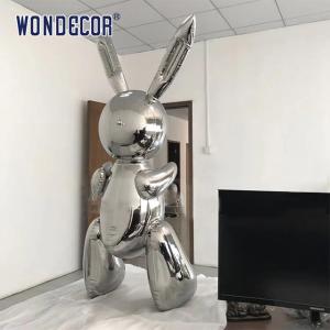 Quality Powerful Forged Metal Sculpture Large Scale Geometric Art Rabbit wholesale