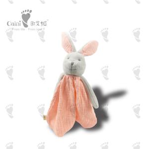 Quality 38 X 23 X 33cm Scarf Animal Home Decoration Pink Bunny Comforter PP Cotton Child Friendly wholesale