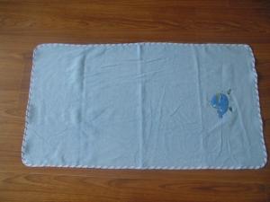 Quality woven terry faric blue embroidered bath towels,towel factory wholesale