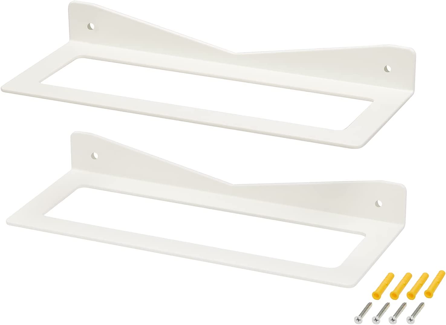 Wall Mounted Metal Wine Rack for Kitchen Restaurant Bar White Hanging Wine Bottle Holder
