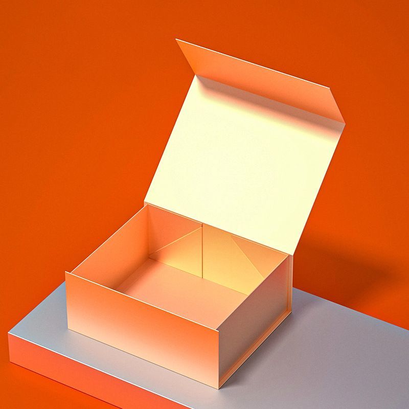 Fancy Design Custom Logo Printing Matt Laminated Rigid Cardboard Wedding Grown Packaging Magnetic Box