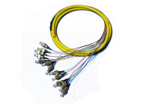 Quality UPC APC FC SC 12core Fiber Pigtail with Polishing SM MM Cable wholesale