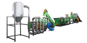 Quality HDPE Plastic Recycling Line Less 2% Final Moisture Content High Efficiency wholesale