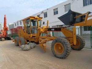 Quality 100-150HP 4-Cylinder Reconditioned Graders With Straight Blades Cat 14H wholesale