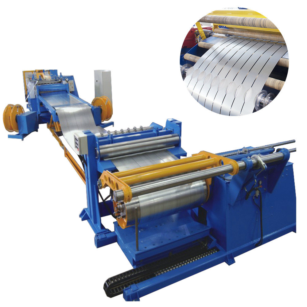 Hydraulic Hot Roll Mild Steel Simple Coil Slitting Machine Speed 0-30M / Min High Precision