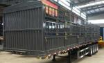Condition 3/4 Axle Fence Trailer Truck Cargo Semi Trailer 12/16 Tires
