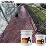 Decorative Color Flakes Clear Epoxy Resin Coating For Swimming Pool Decks