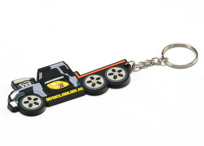 Advertising Promotional Gifts Personalized Soft Touch PVC Rubber Keychains With 2D/3D Moulded or Printed Custom Logo