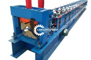 Quality PLC 15 Rows 6KW 0.6mm Ridge Cap Forming Machine wholesale