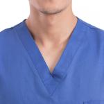 Soft Cotton Fabric Scrub Suit Uniforms Short Sleeves