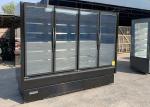 Plug In Air Cooling 4 Glass Door Merchandiser Freezer R404a Refrigerated