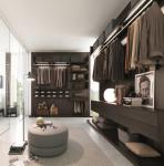 Modern Bedroom Furniture Moisture Resistance Walk-in Wardrobe for Wall