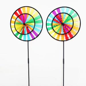 Quality Spring seasonal windmill yard stake rainbow wholesale