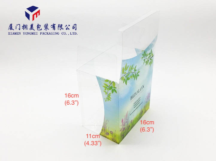 Plastic Retail Packaging Boxes For Chocolate Rectangle Shape PET Plastic Box