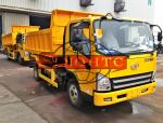 4m3 Municipal Construction Mini Dump Truck , Six Wheeler 4 Ton Tipper Truck