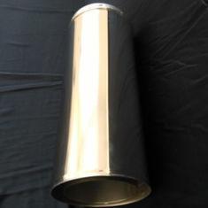 Quality Slivery Galvanized Exhaust Pipe Polished Surface Treatment Non Alloy High Grade SS Material wholesale