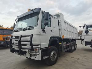 Quality SINOTRUK HOWO 400HP Tipper Dump Truck For Construction A7 Military Bumper Warning Light wholesale