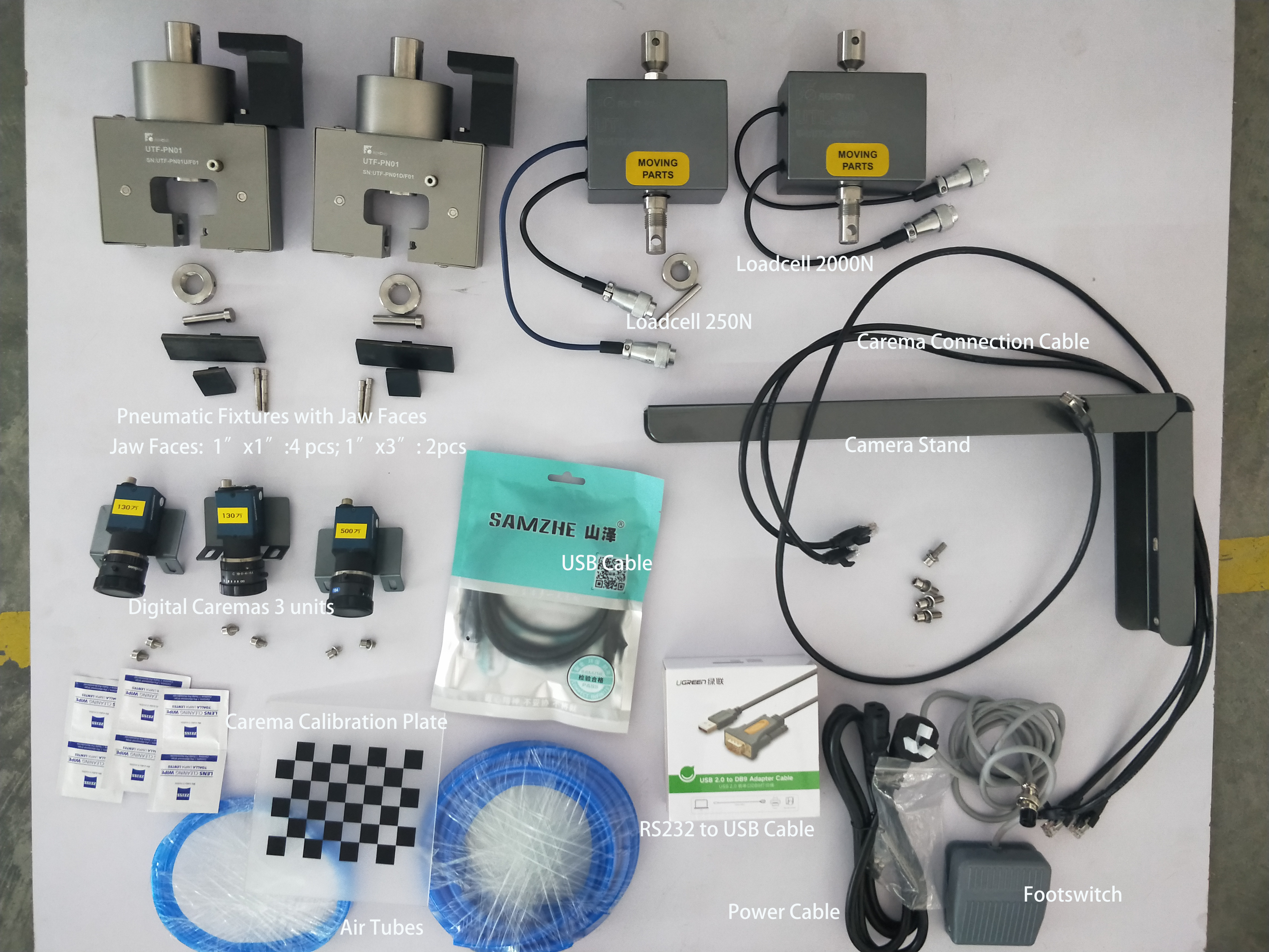 Intelligent Fixtures REFOND Fabric Tensile Strength Tester, Textile Testing Equipment Can Installed Cameras