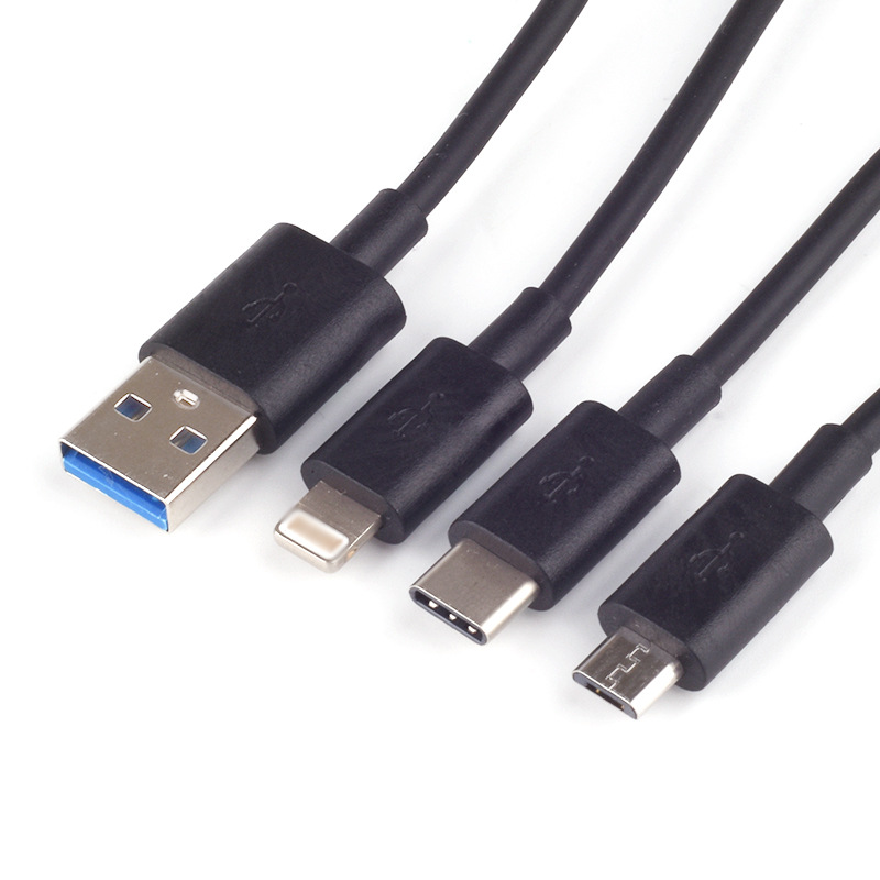 Micro Connector Charging Cable for Fast Charging Cell Phones 20cm Custom Standard