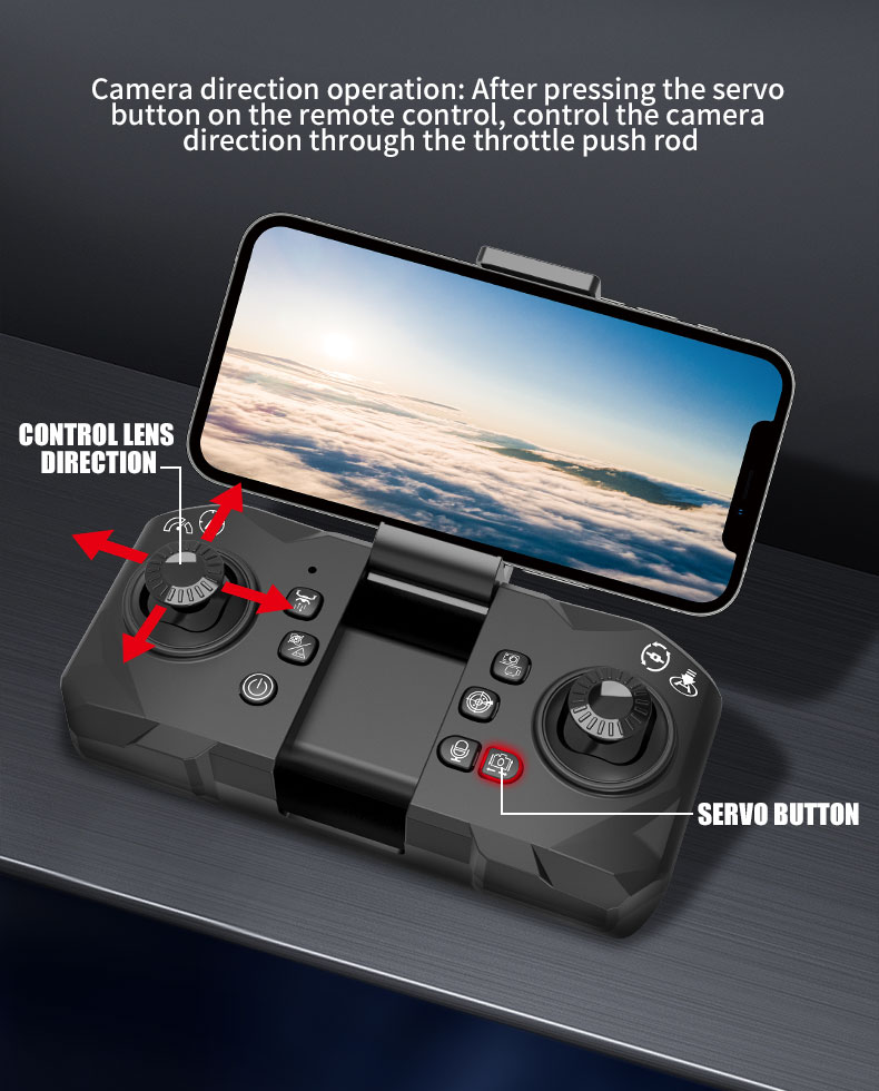 Foldable Drones Toys Rc 5g Wifi Fpv Dron Quadcopter Toys Camera Helicopter Toys With 4k Dual Camera For Resolution Footage