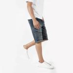 Custom Summer New Design Men Flared Jeans Patchwork Loose Hip Hop Denim Pants