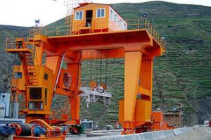 Quality Electric Dam Top Double Girder Gantry Crane For Hydraulic Equipment Transport Lifting Industrial wholesale