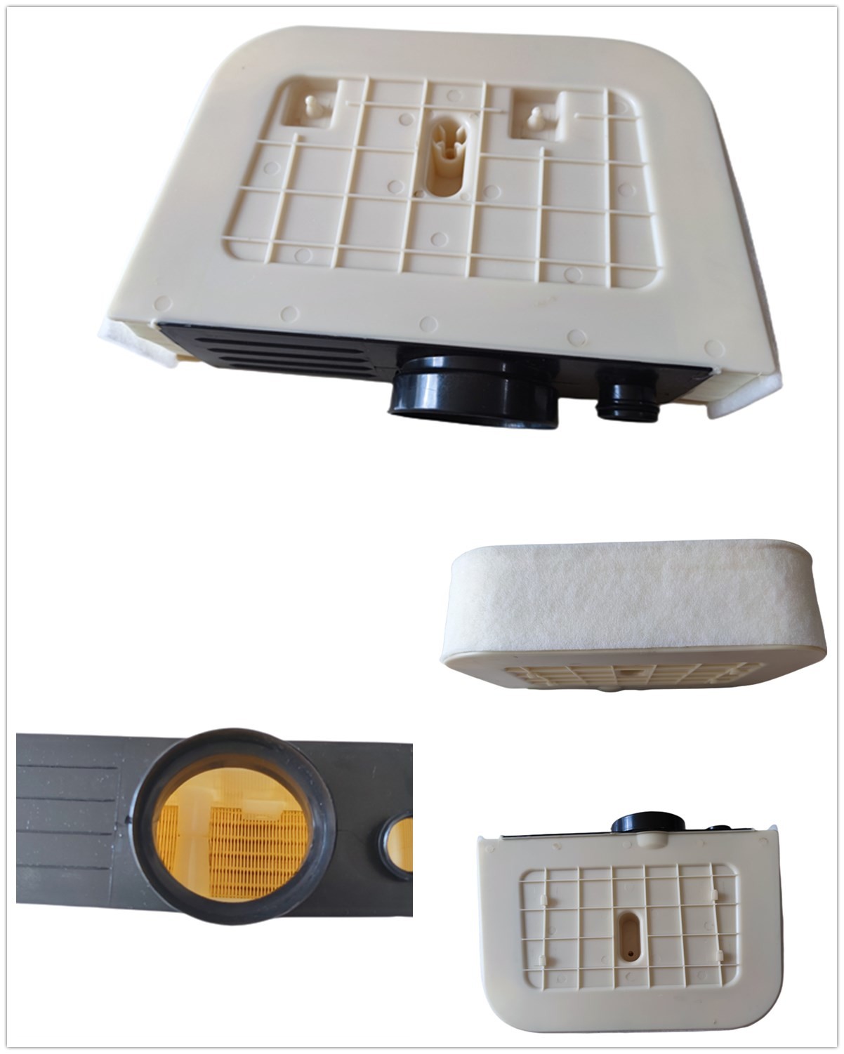 Plastic Shell Felt + Paper Automobile Air Filter For AUDI Q7 OEM 4M0133843C