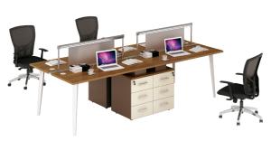 Quality wholesale 4 seat melamine office workstaion table furniture wholesale