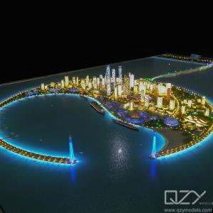 Quality Hainan Airline Architecture Model City 1/1000 Nanhai Island landscape wholesale