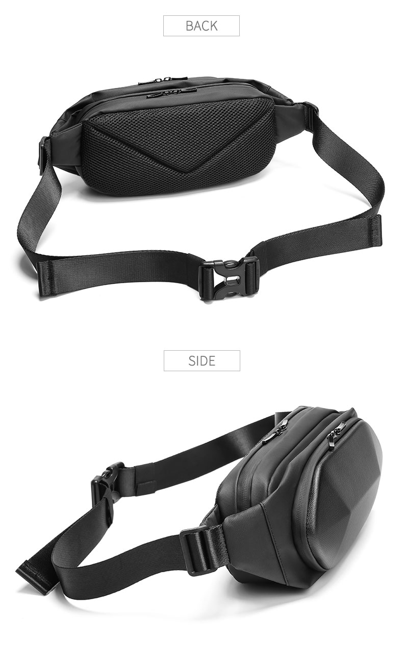 Casual Polyster Anti Theft Waist Bag Slash Proof Waist Pack 30*16*11cm