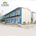 Modular Sandwich Panel Prefab House Double Slope Roof High Safety Performance